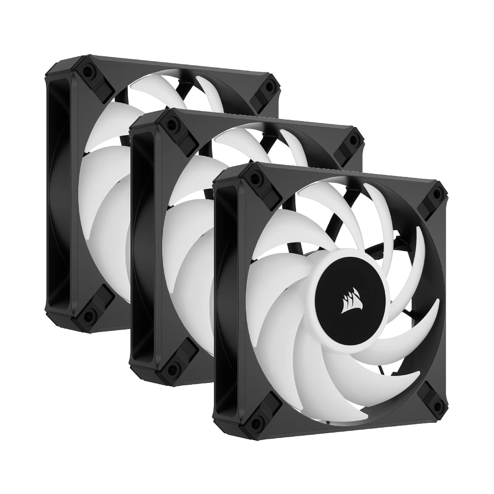 Corsair iCUE AF120 RGB Elite 120mm PWM Triple Fan Kit - Black - مروحة - Store 974 | ستور ٩٧٤