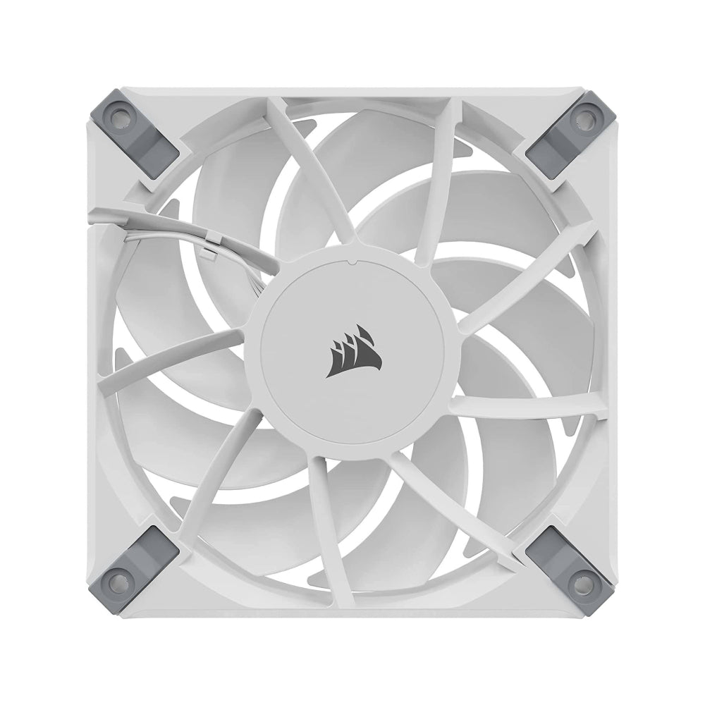 Corsair iCUE AF120 RGB Elite 120mm PWM Fan - White - مروحة - Store 974 | ستور ٩٧٤