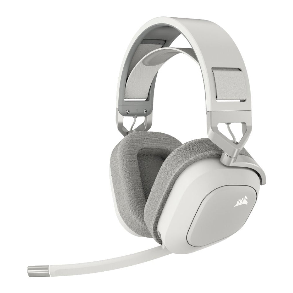 Corsair HS80 MAX Wireless Gaming Headset - White - سماعة - Store 974 | ستور ٩٧٤