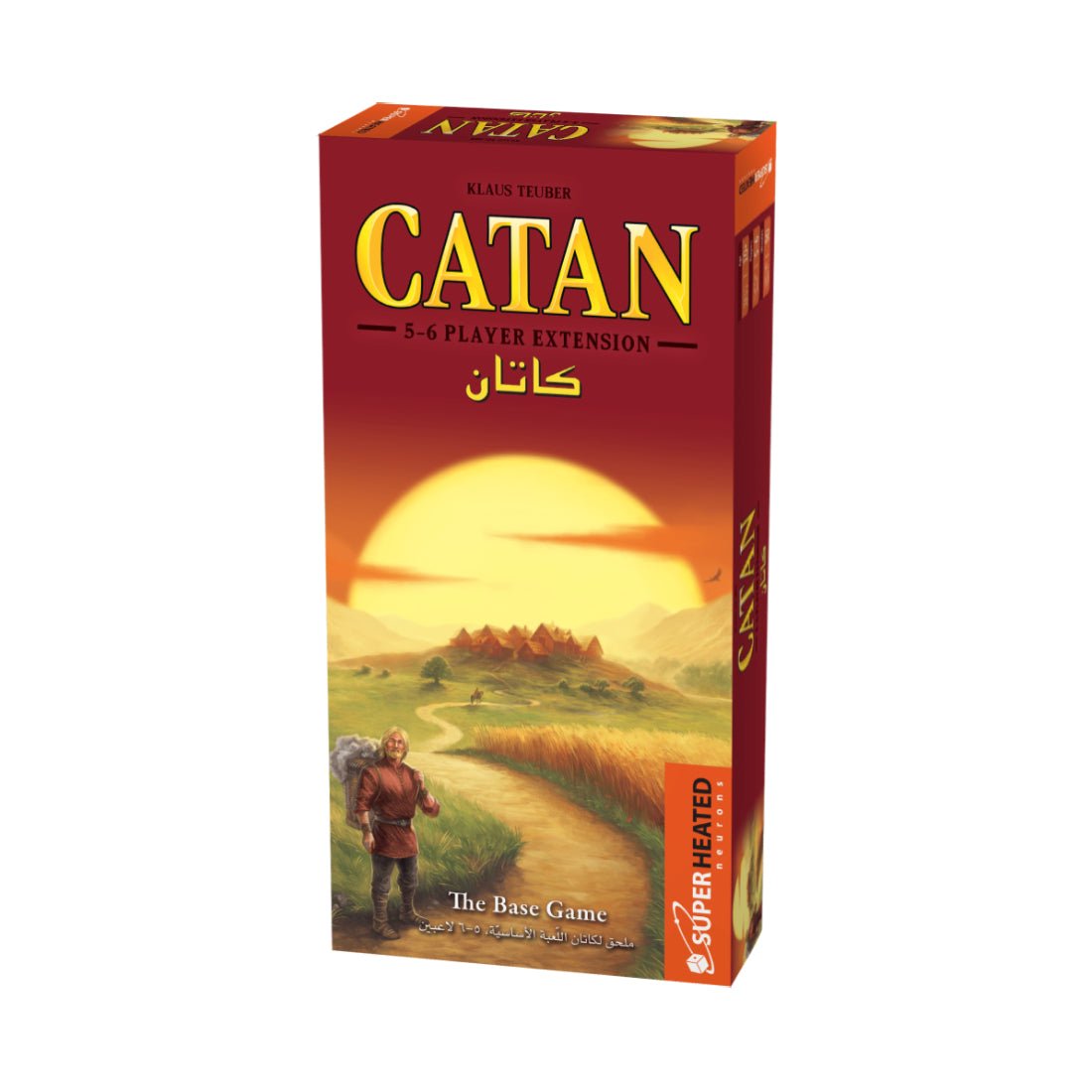 Catan Base Game 5 - 6 Players Ar/En Game - لعبة - Store 974 | ستور ٩٧٤