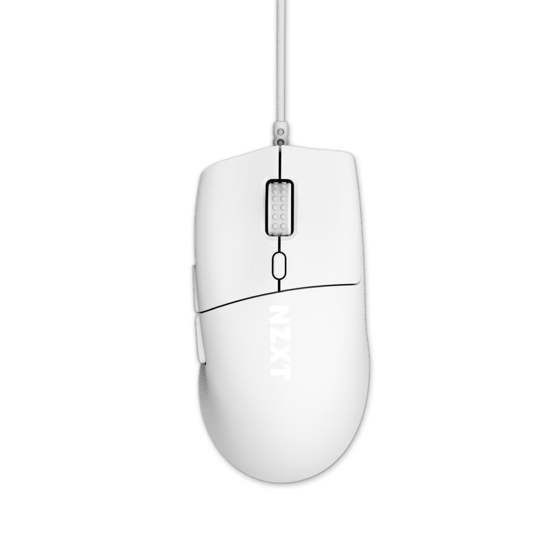 NZXT Lift 2 Ergo Wired 26,000 DPI Lightweight Ergonomic Gaming Mouse - White - فأرة - Store 974 | ستور ٩٧٤