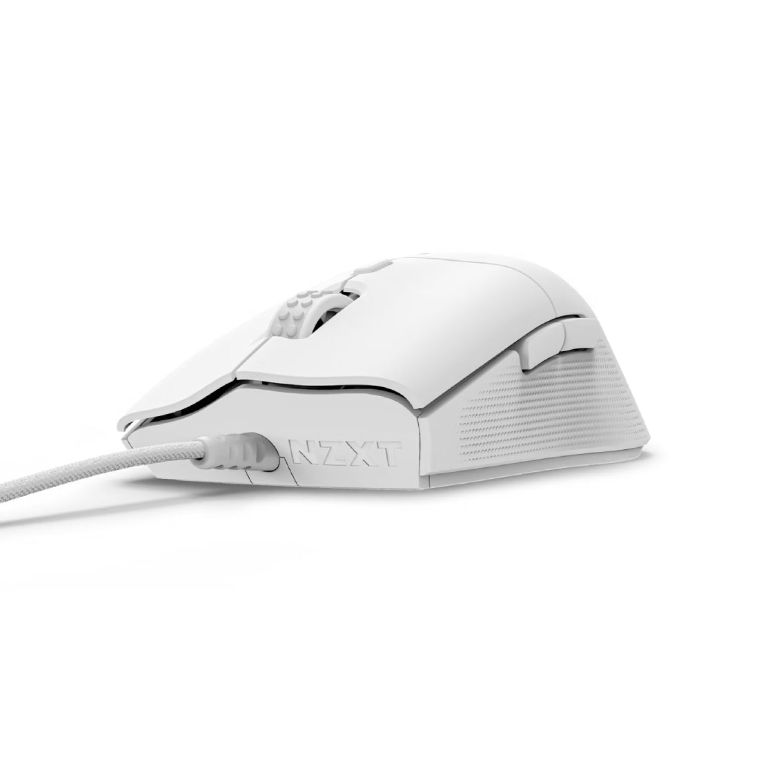 NZXT Lift 2 Ergo Wired 26,000 DPI Lightweight Ergonomic Gaming Mouse - White - فأرة - Store 974 | ستور ٩٧٤