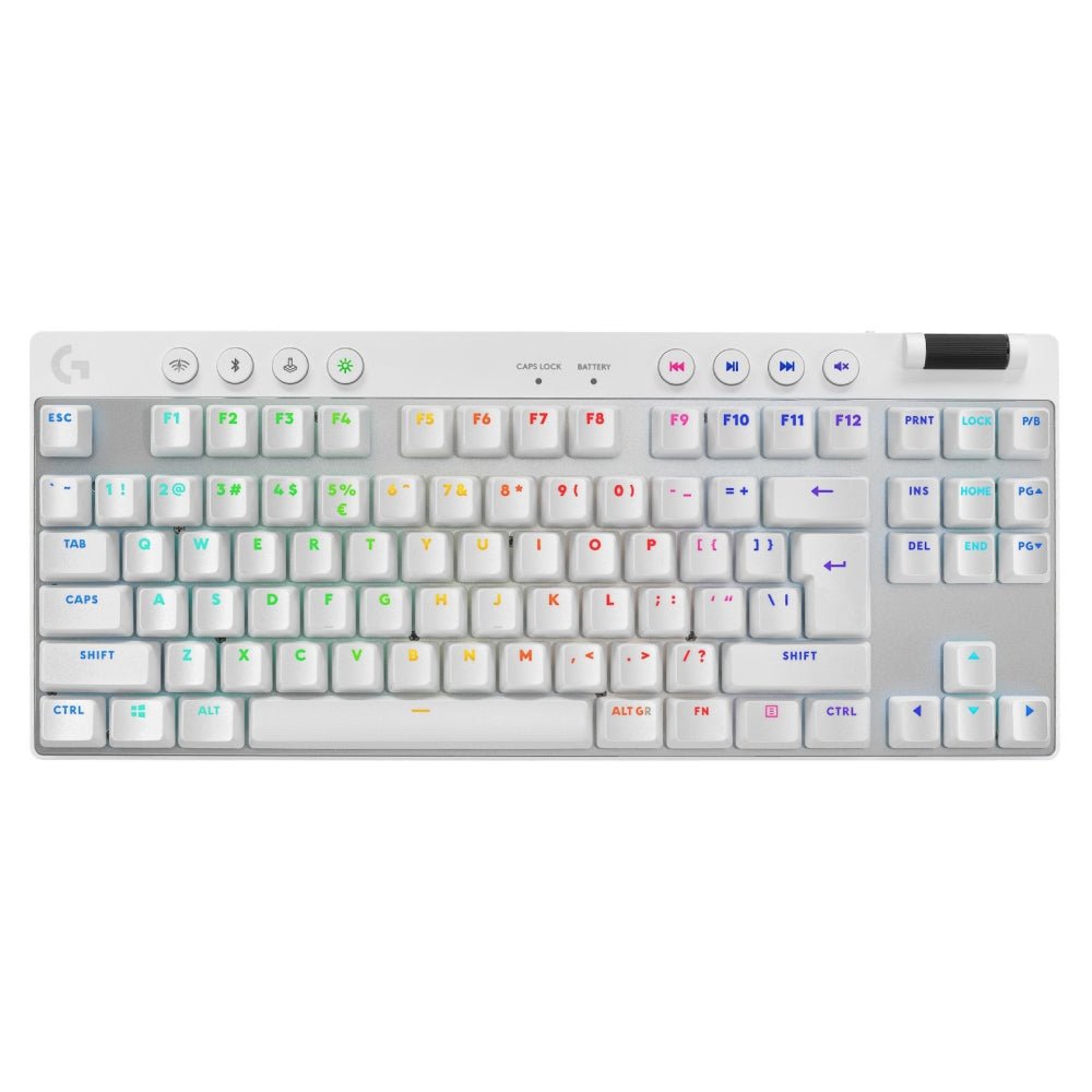 Logitech G Pro X TKL Wireless Mechanical Keyboard - White - لوحة مفاتي ...