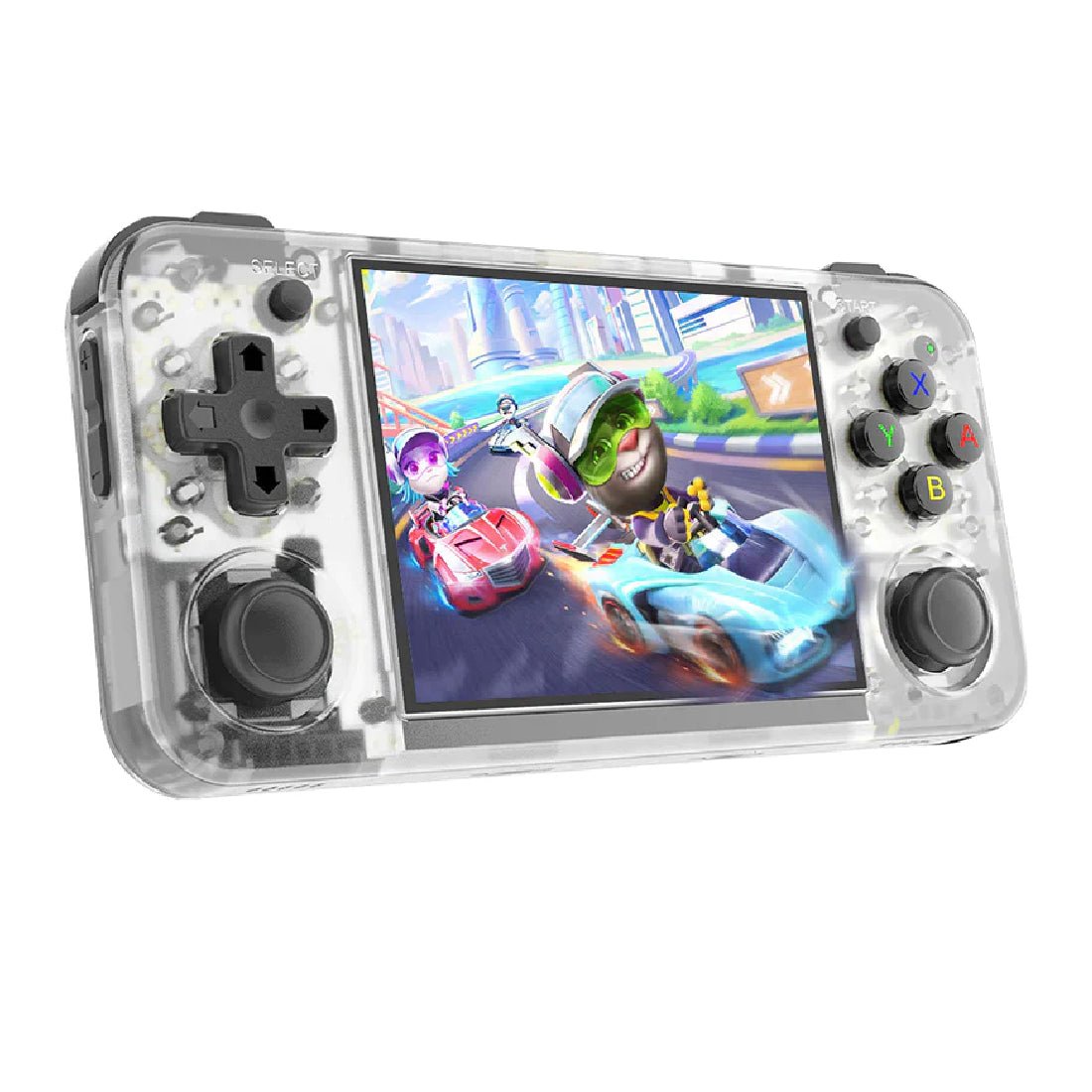 Anbernic RG35XX H Handheld Gaming Console 64GB - Transparent White - جهاز ألعاب Anbernic RG35XX H Handheld Gaming Console 64GB - Transparent White - جهاز ألعاب