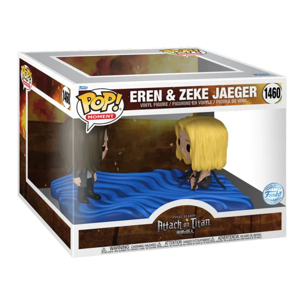 Funko Pop Moments! Animation: Attack on Titan - Eren & Zeke (Exc) #1460 - دمية - Store 974 | ستور ٩٧٤