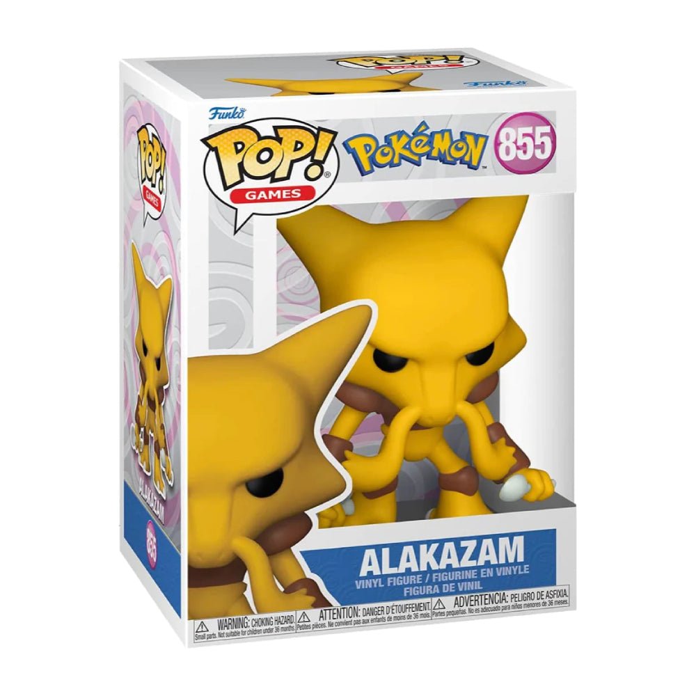 Funko Pop! Games: Pokemon - Alakazam #855 - دمية - Store 974 | ستور ٩٧٤