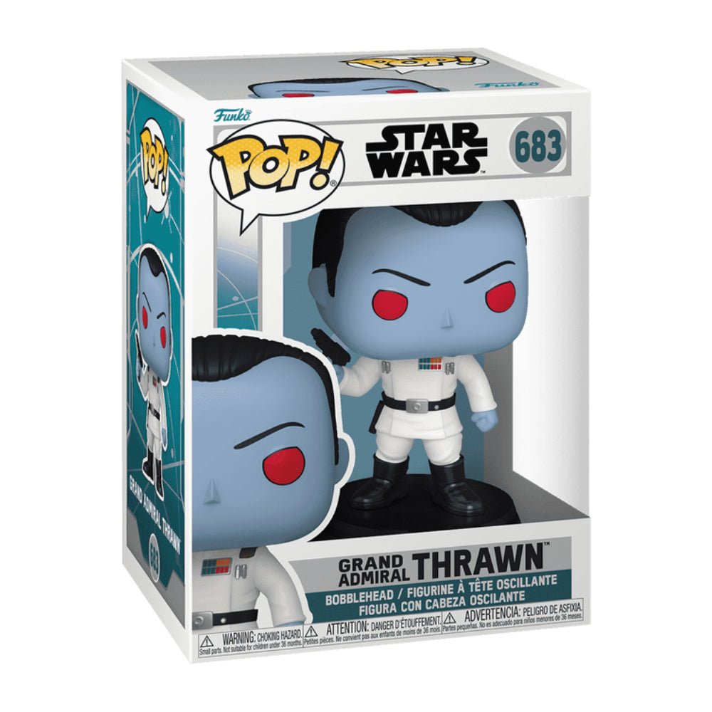 Funko Pop! Star Wars: Ahsoka S2 - Grand Admiral Thrawn #683 - دمية Funko Pop! Star Wars: Ahsoka S2 - Grand Admiral Thrawn #683 - دمية