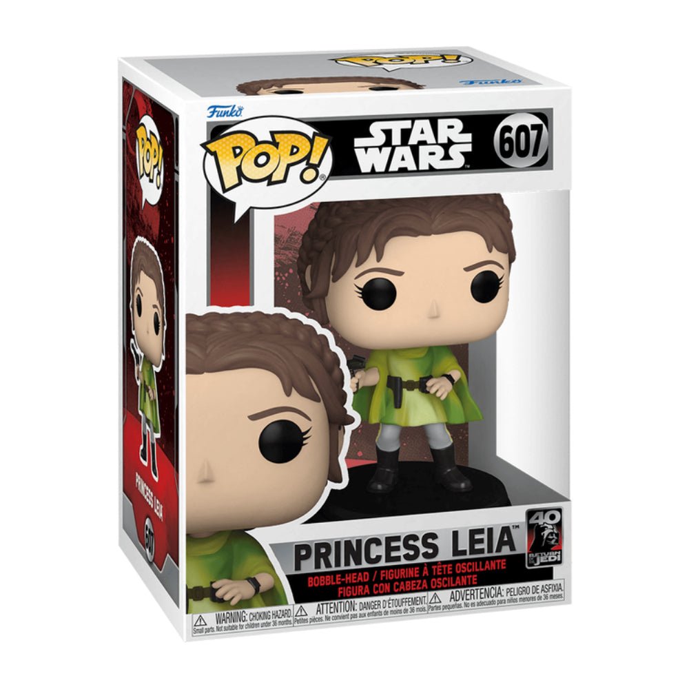 Funko Pop! Star Wars: Return of the Jedi 40th - Leia #607 - دمية Funko Pop! Star Wars: Return of the Jedi 40th - Leia #607 - دمية