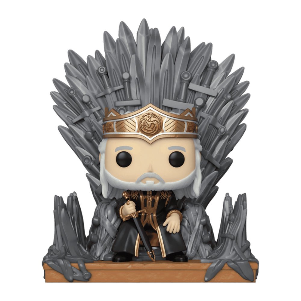 Funko Pop Deluxe! Tv: House of the Dragons S2 - Viserys on Throne #12 - دمية - Store 974 | ستور ٩٧٤