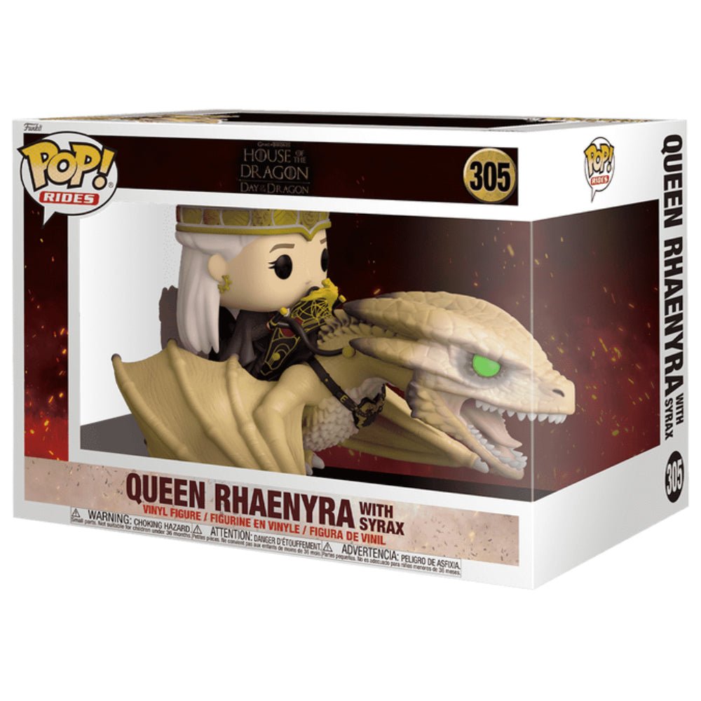 Funko Pop Rides Deluxe! TV: House of the Dragons S2 - Rhaenyra w/ Syrax #305 - دمية - Store 974 | ستور ٩٧٤