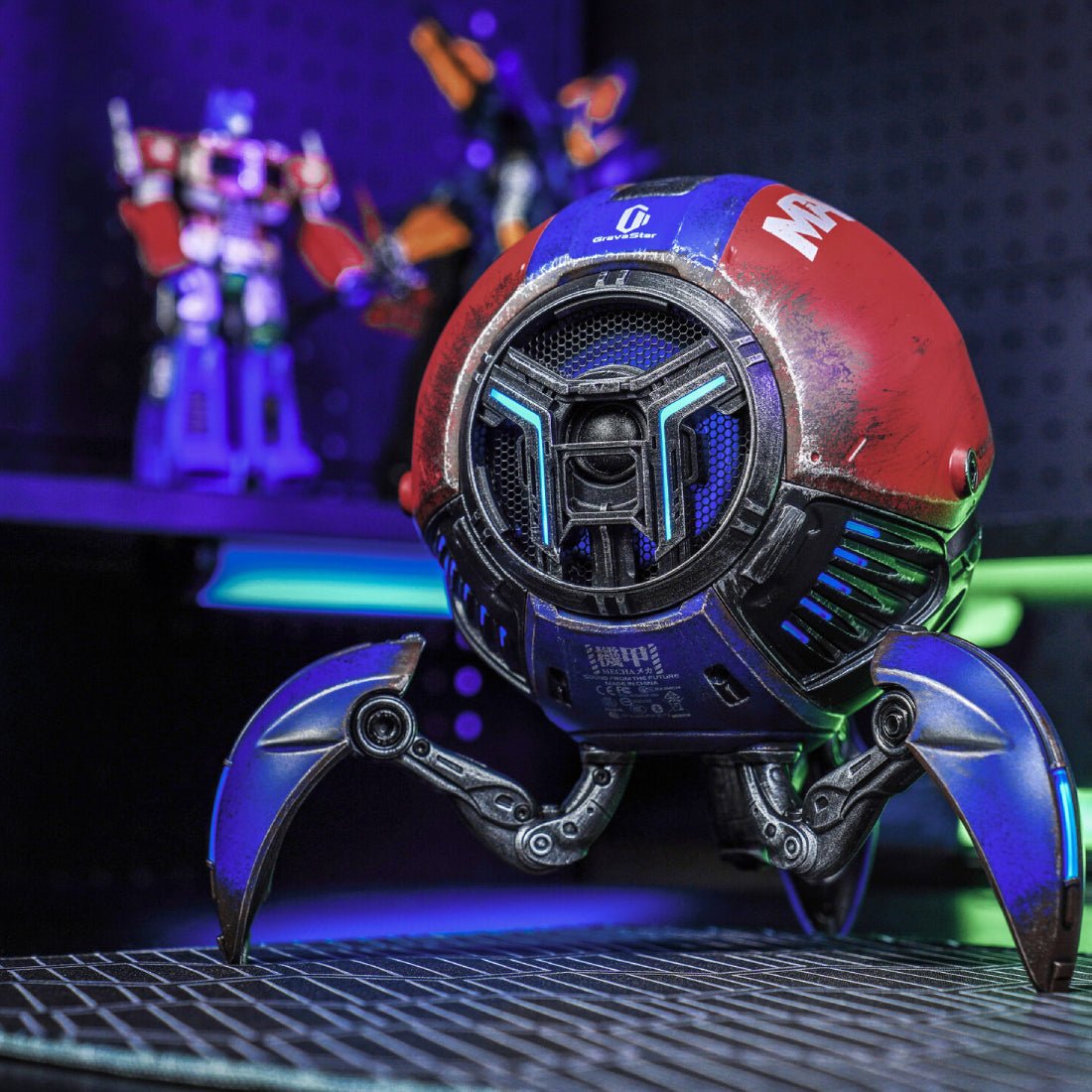Gravastar Mars Pro Bluetooth Speaker - Captain Limited Edition - مكبر صوت Gravastar Mars Pro Bluetooth Speaker - Captain Limited Edition - مكبر صوت