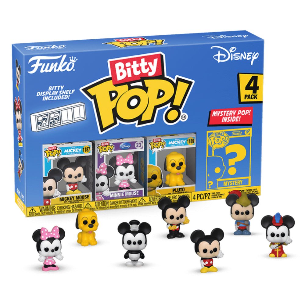 Bitty Pop! Disney: Disney Classic - Mickey 4pk - دمية - Store 974 | ستور ٩٧٤