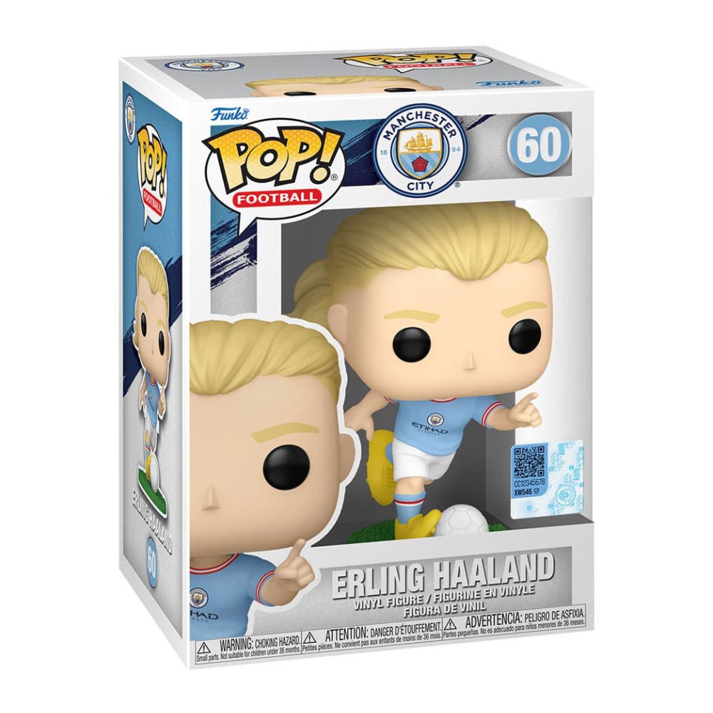 Funko Pop! Football: Manchester City - Erling Haaland #60 - دمية - Store 974 | ستور ٩٧٤