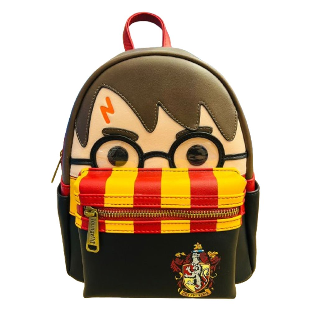 Loungefly! Leather: Harry Potter Gryffindor Cosplay Mini Backpack - حقيبة - Store 974 | ستور ٩٧٤