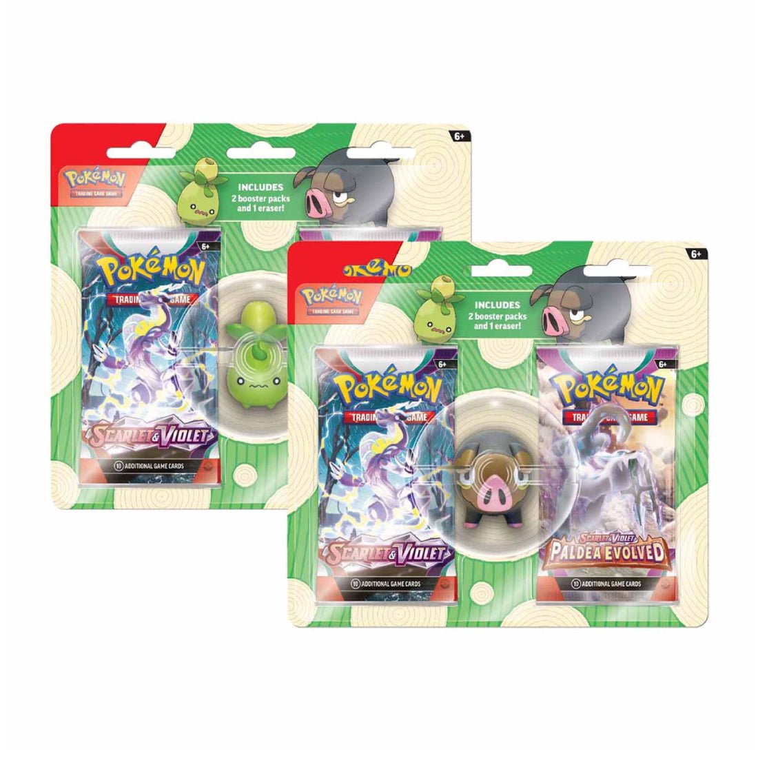 Pokémon TCG: Back to School Eraser Blister - بطاقة بوكيمون - Store 974 | ستور ٩٧٤