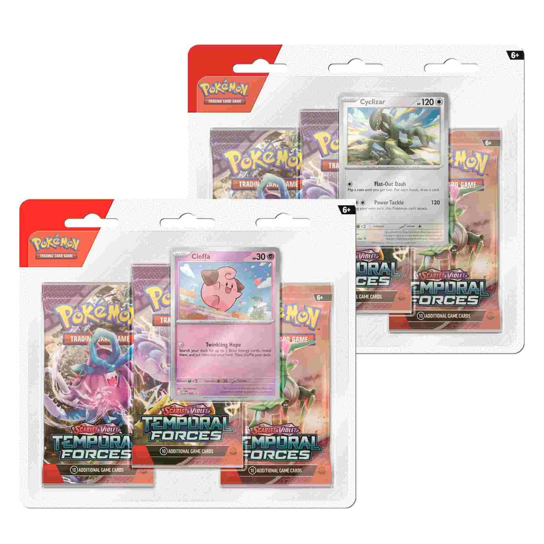 Pokémon TCG: Scarlet & Violet 5 (SV05) Temporal Forces 3 Pack Blister - بطاقة بوكيمون - Store 974 | ستور ٩٧٤