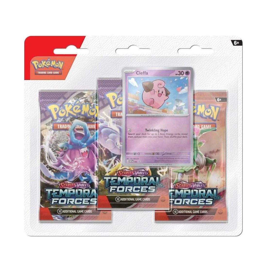 Pokémon TCG: Scarlet & Violet 5 (SV05) Temporal Forces 3 Pack Blister - بطاقة بوكيمون - Store 974 | ستور ٩٧٤