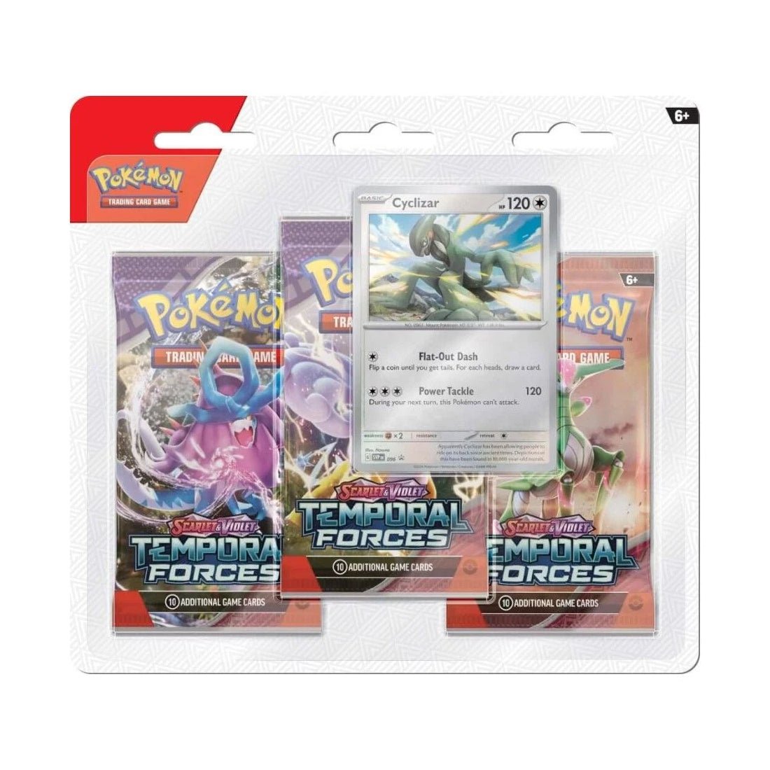 Pokémon TCG: Scarlet & Violet 5 (SV05) Temporal Forces 3 Pack Blister - بطاقة بوكيمون - Store 974 | ستور ٩٧٤