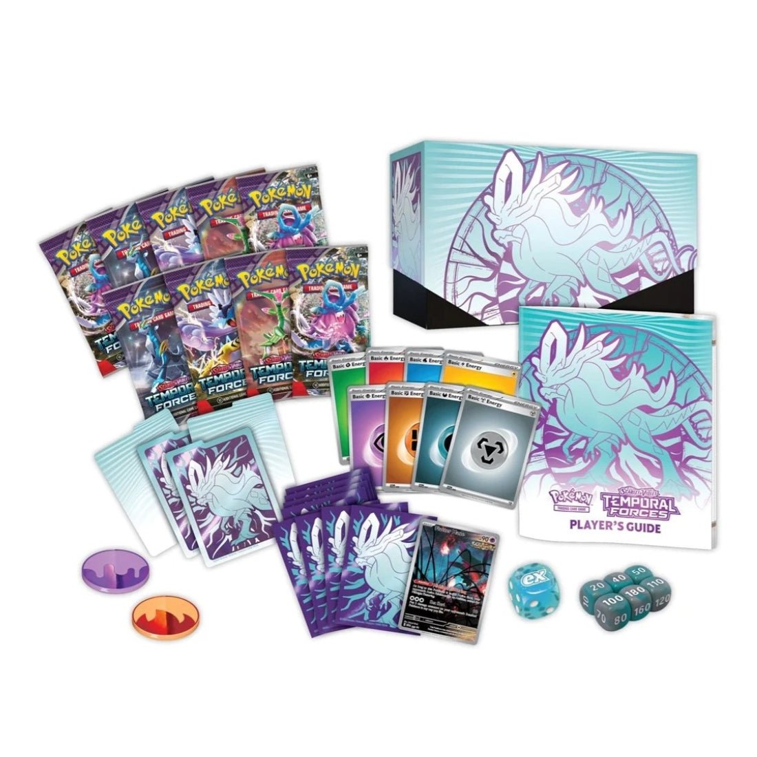 Pokémon TCG: Scarlet & Violet 5 (SV05) Temporal Forces Elite Trainer Box - بطاقة بوكيمون - Store 974 | ستور ٩٧٤