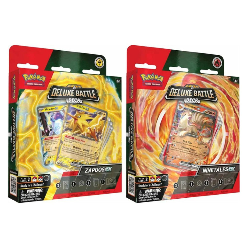 Pokémon TCG: Ex Deluxe Battle Deck (Q124) Ninetales Ex and Zapdos Ex - –  Store974 Electronics WLL