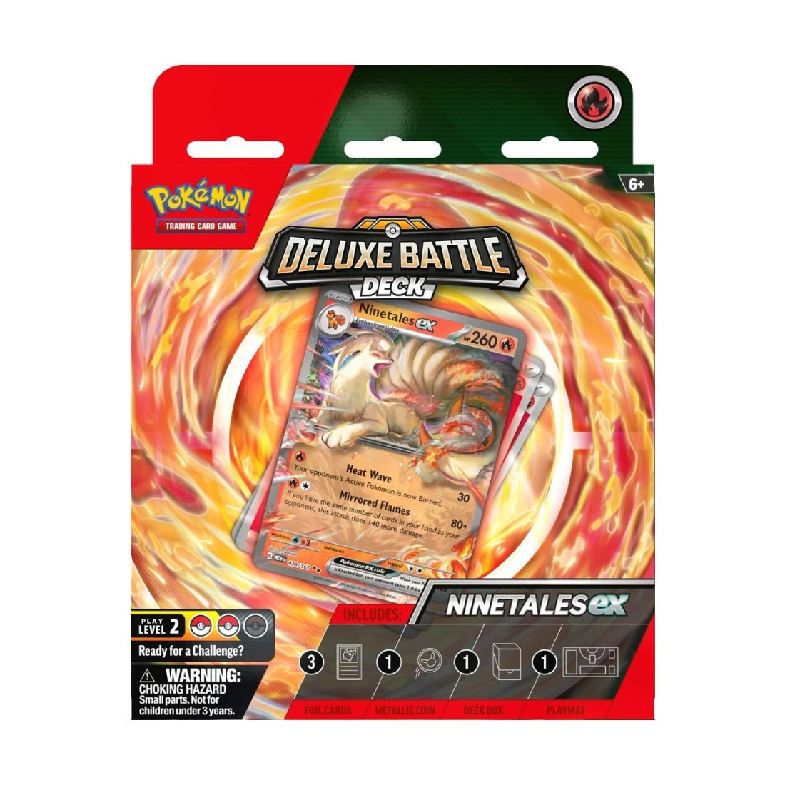 Pokémon TCG: Ex Deluxe Battle Deck (Q124) Ninetales Ex and Zapdos Ex - بطاقة بوكيمون - Store 974 | ستور ٩٧٤