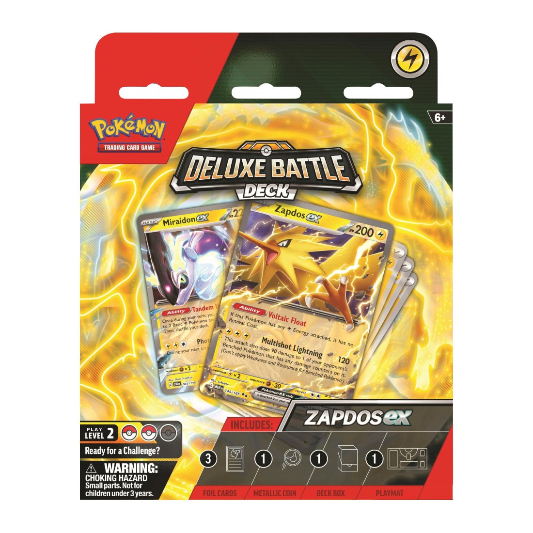 Pokémon TCG: Ex Deluxe Battle Deck (Q124) Ninetales Ex and Zapdos Ex - بطاقة بوكيمون - Store 974 | ستور ٩٧٤