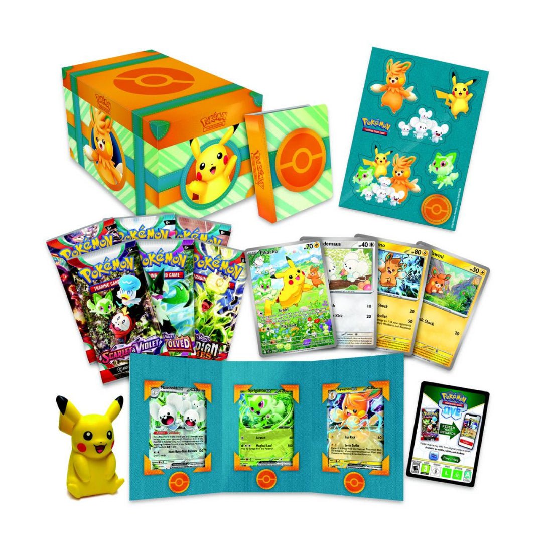 Pokémon TCG: Paldea Adventure Chest - بطاقة بوكيمون - Store 974 | ستور ٩٧٤