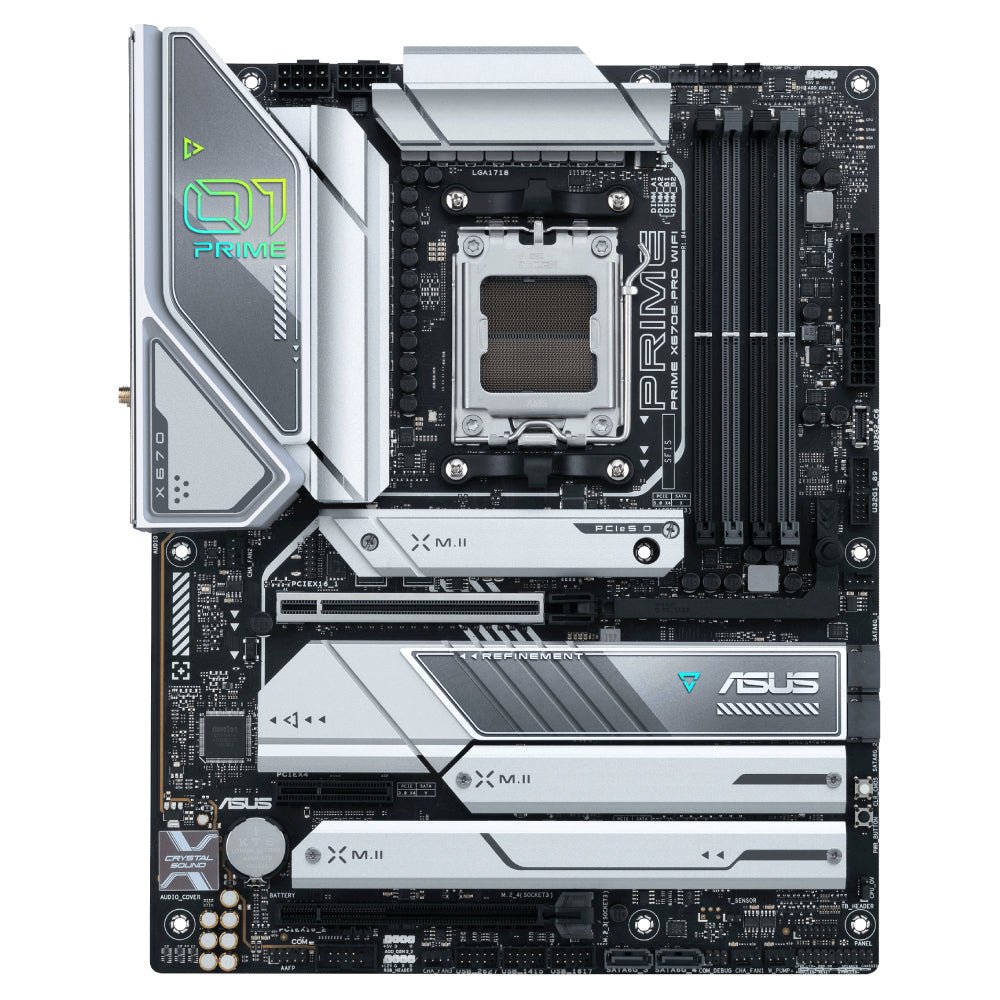 Asus Prime X670E-Pro Wi-Fi DDR5 AM5 AMD ATX Gaming Motherboard - اللوحة الأم - Store 974 | ستور ٩٧٤