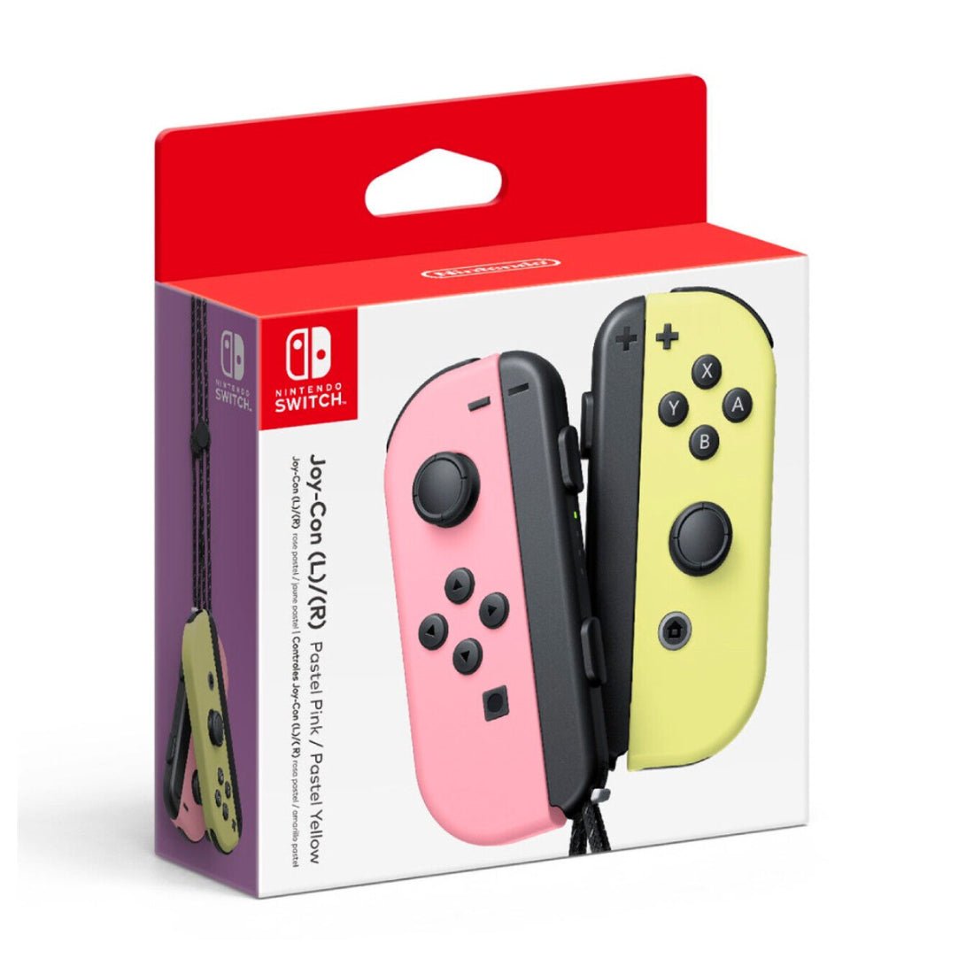 Nintendo Switch Joy-Con Pair - Pastel Pink & Pastel Yellow - وحدة تحكم - Store 974 | ستور ٩٧٤