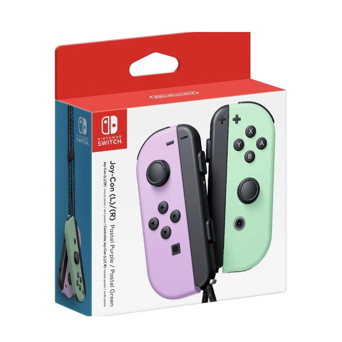 Nintendo Switch Joy -Con Pair - Pastel Purple & Pastel Green - Woudedة Ttحكm Nintendo Switch Joy -Con Pair - Pastel Purple & Pastel Green - Woudedة Ttحكm