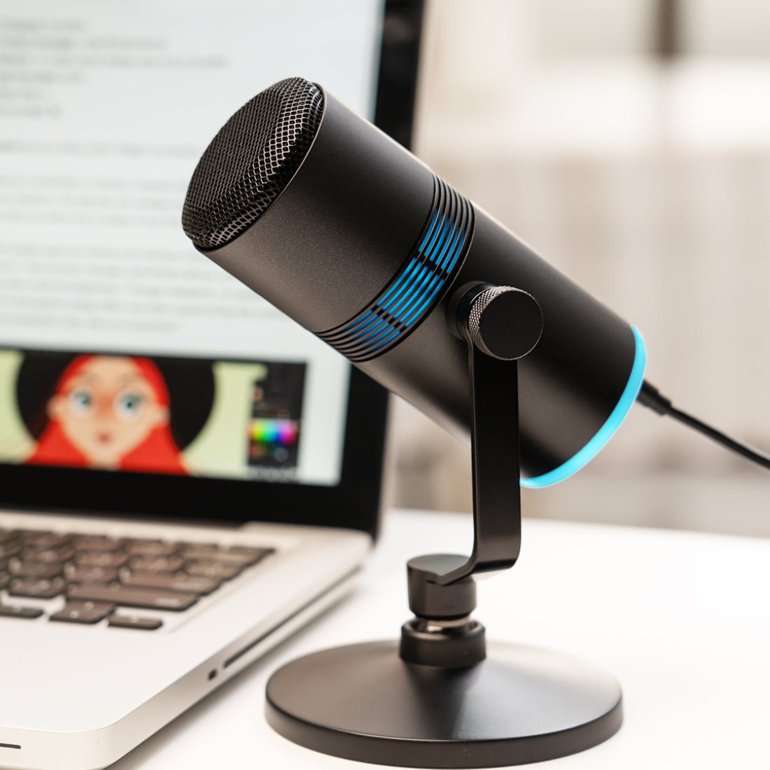 Thronmax Capsule V8 RGB Streaming Microphone - Black - ميكروفون Thronmax Capsule V8 RGB Streaming Microphone - Black - ميكروفون