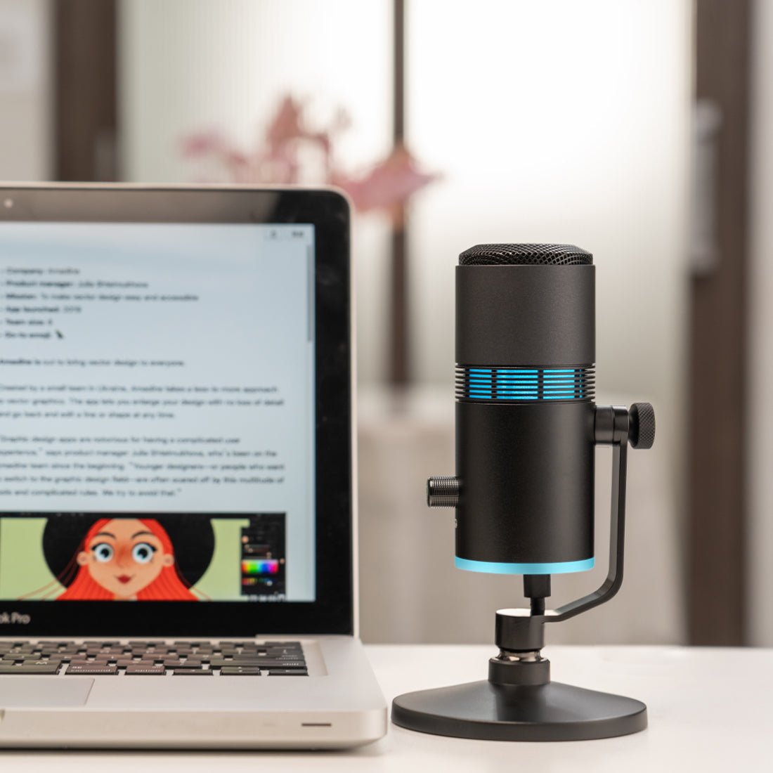 Thronmax Capsule V8 RGB Streaming Microphone - Black - ميكروفون Thronmax Capsule V8 RGB Streaming Microphone - Black - ميكروفون