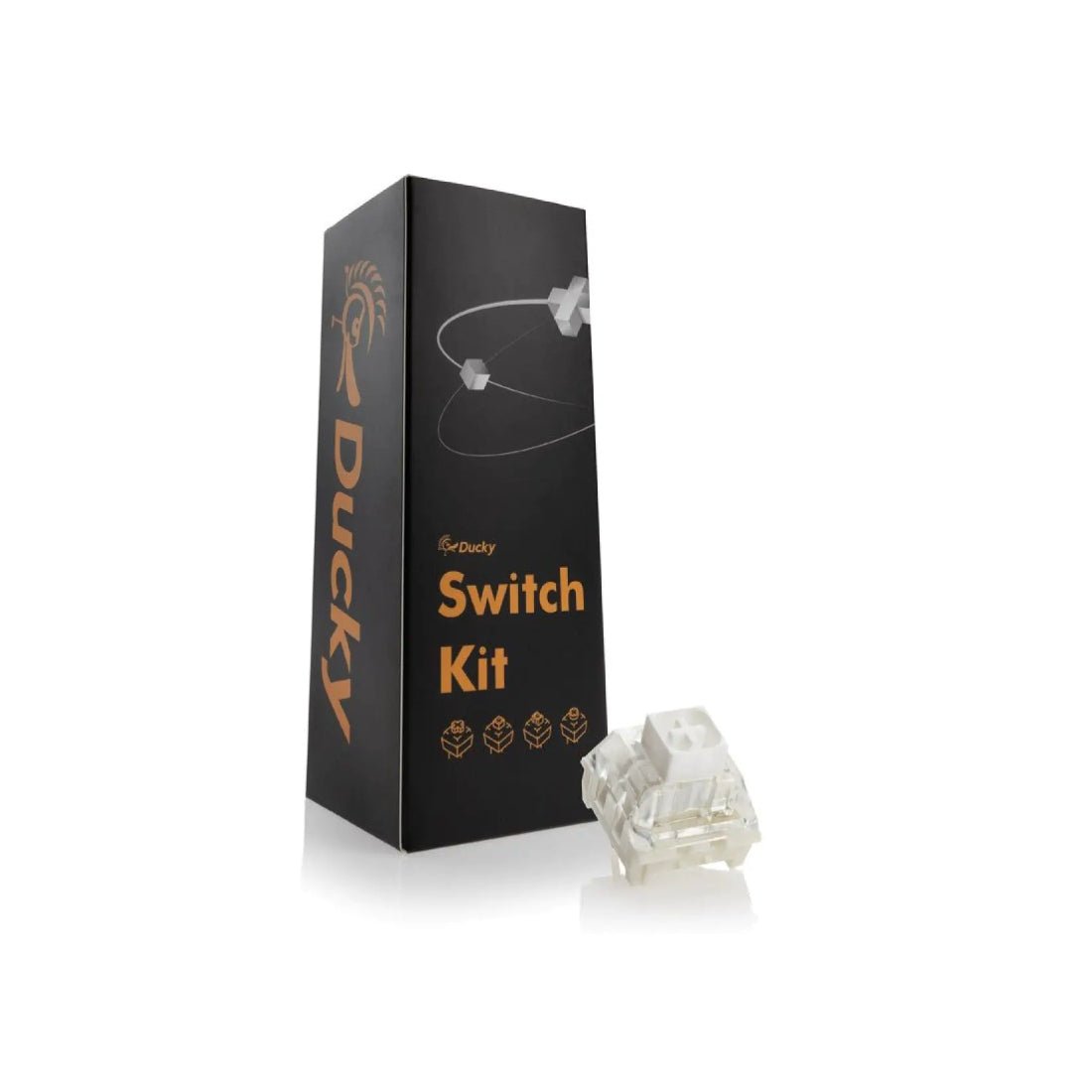 Ducky Kailh Box Switch Kit - White - مكبس لوحة مفاتيح Ducky Kailh Box Switch Kit - White - مكبس لوحة مفاتيح