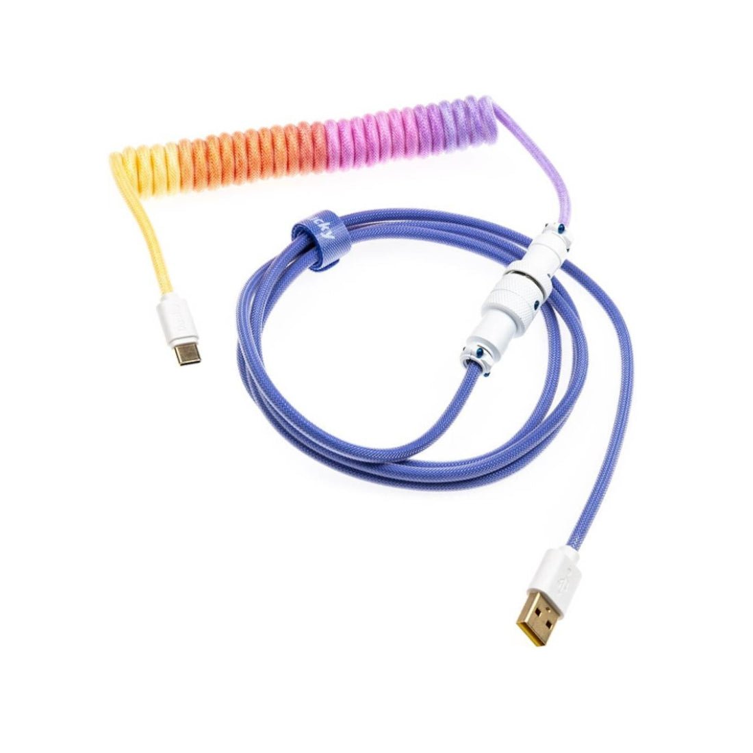 Ducky Gradient Premicord Custom Keyboard Cable - Afterglow - كابل - Store 974 | ستور ٩٧٤
