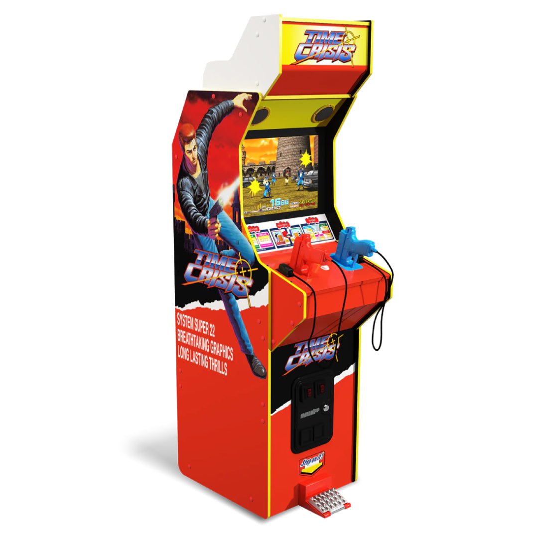 Arcade1Up Time Crisis Deluxe Arcade Machine - ماكينة ألعاب Arcade1Up Time Crisis Deluxe Arcade Machine - ماكينة ألعاب