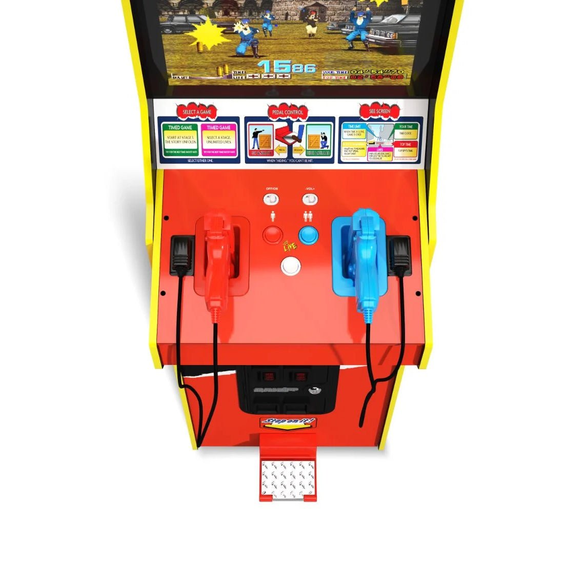 Arcade1Up Time Crisis Deluxe Arcade Machine - ماكينة ألعاب - Store 974 | ستور ٩٧٤