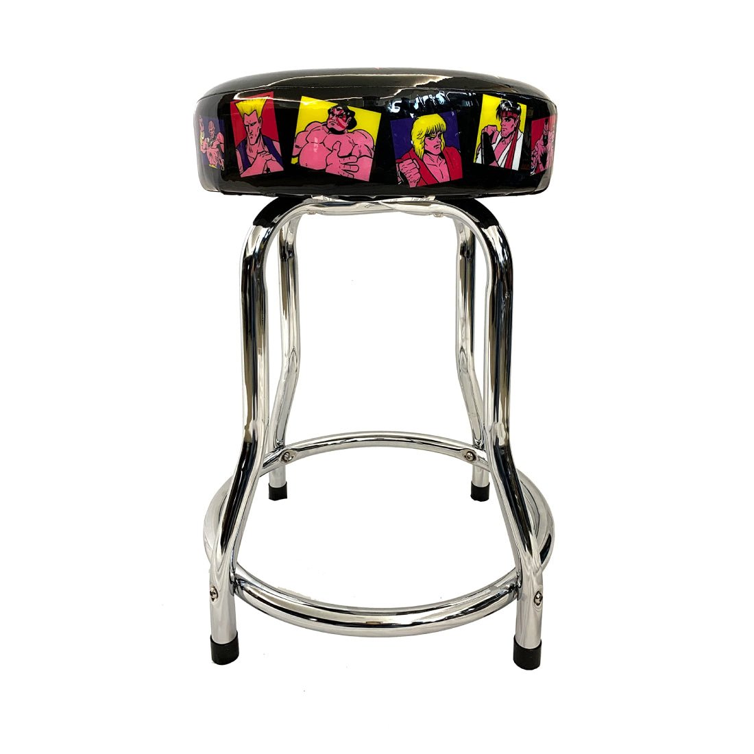 Arcade1Up Street Fighter Stool - كرسي ماكينة ألعاب Arcade1Up Street Fighter Stool - كرسي ماكينة ألعاب