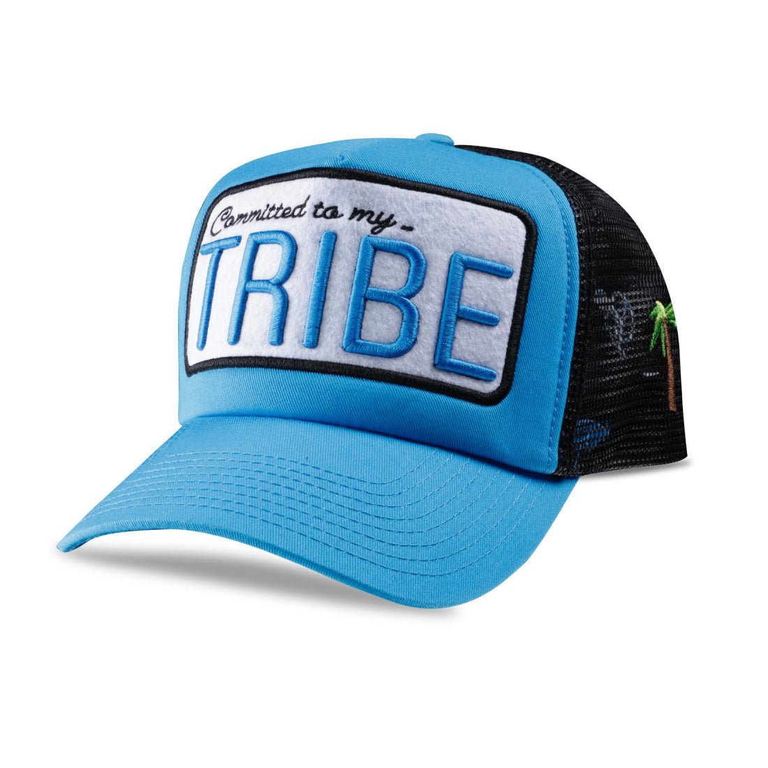 Tribe Adults Cap - Turquoise/Black - قبعة - Store 974 | ستور ٩٧٤