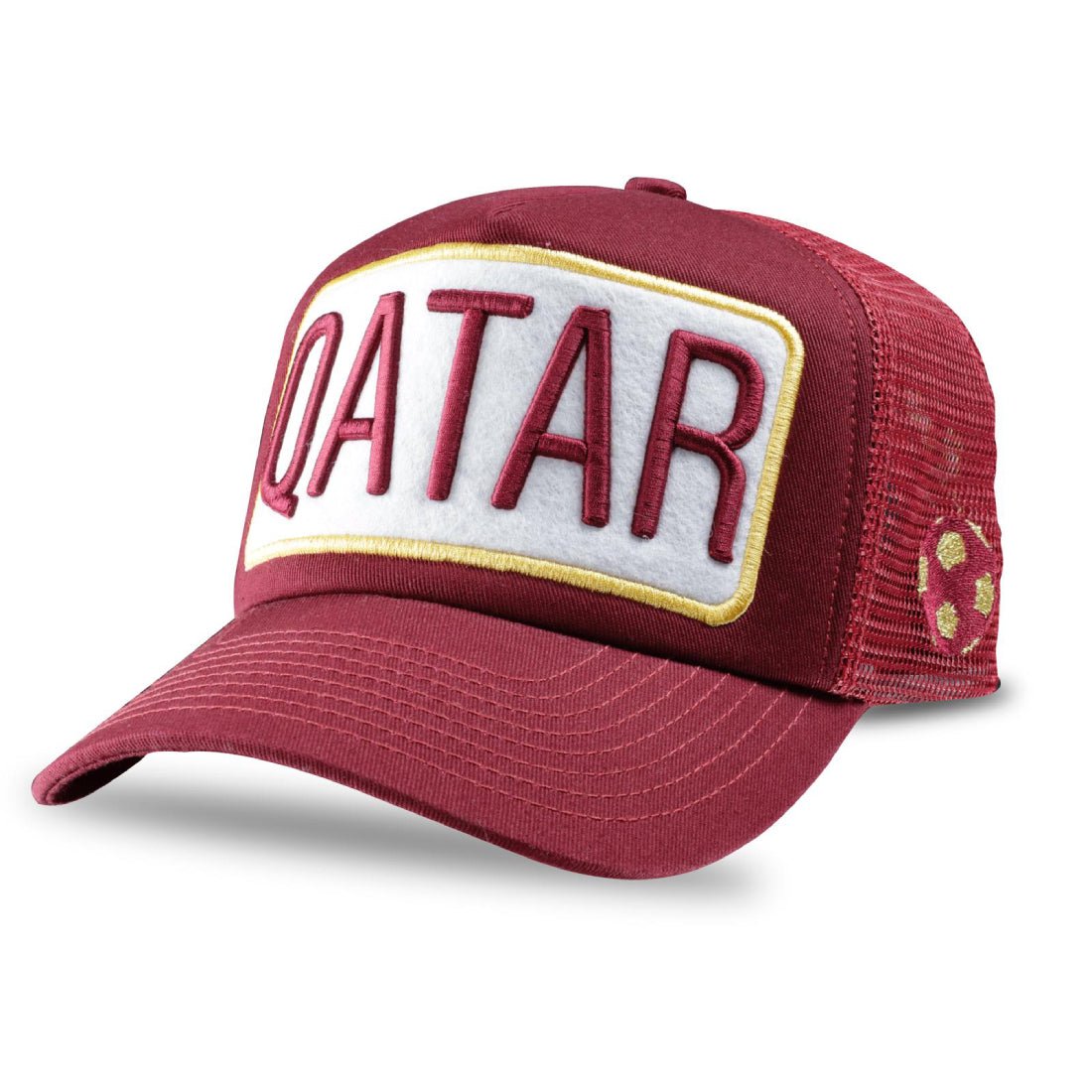 Tribe Qatar 2022 Adults Cap - Maroon - قبعة - Store 974 | ستور ٩٧٤