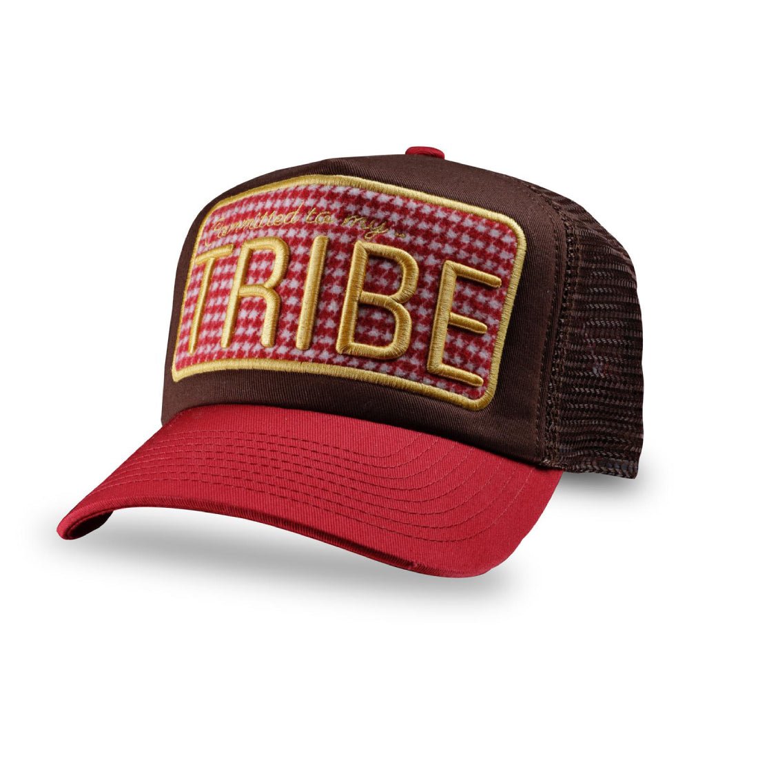 Tribe Culture Design Adults Cap - Red/White - قبعة - Store 974 | ستور ٩٧٤