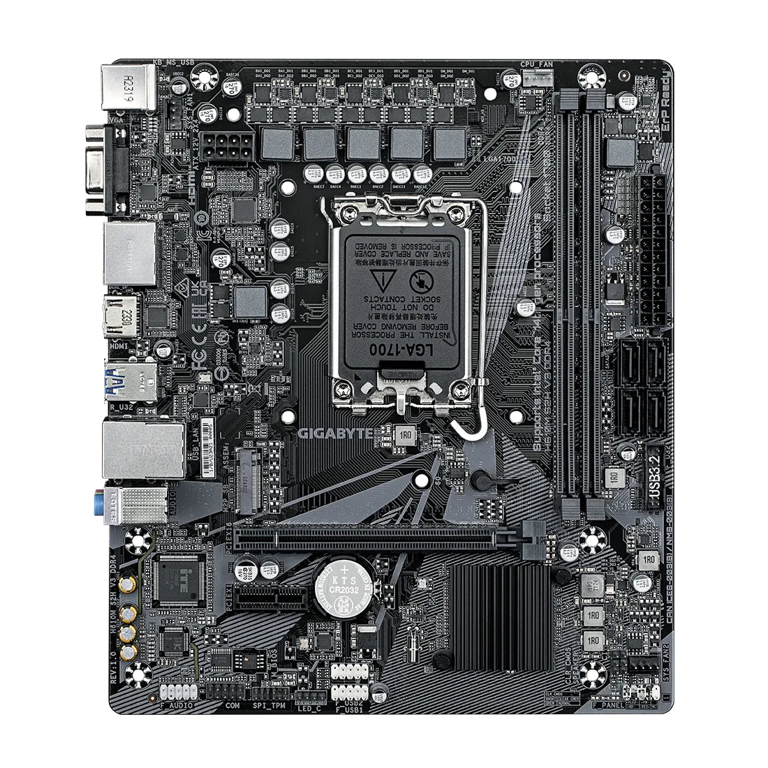 Gigabyte H610M S2H V3 DDR4 LGA1700 Intel Micro ATX 14th Gen Gaming Motherboard - اللوحة الأم - Store 974 | ستور ٩٧٤