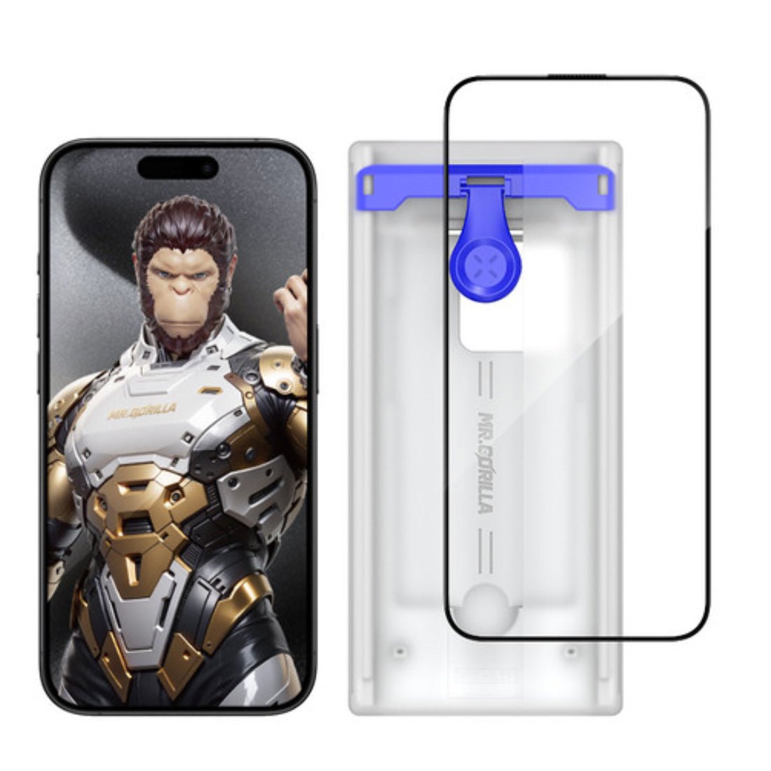 Blueo AR 3D المنحني الساخن HD HD HD مع Applicator - iPhone15 Pro 6.1 - أكstasoar Blueo AR 3D المنحني الساخن HD HD HD مع Applicator - iPhone15 Pro 6.1 - أكstasoar
