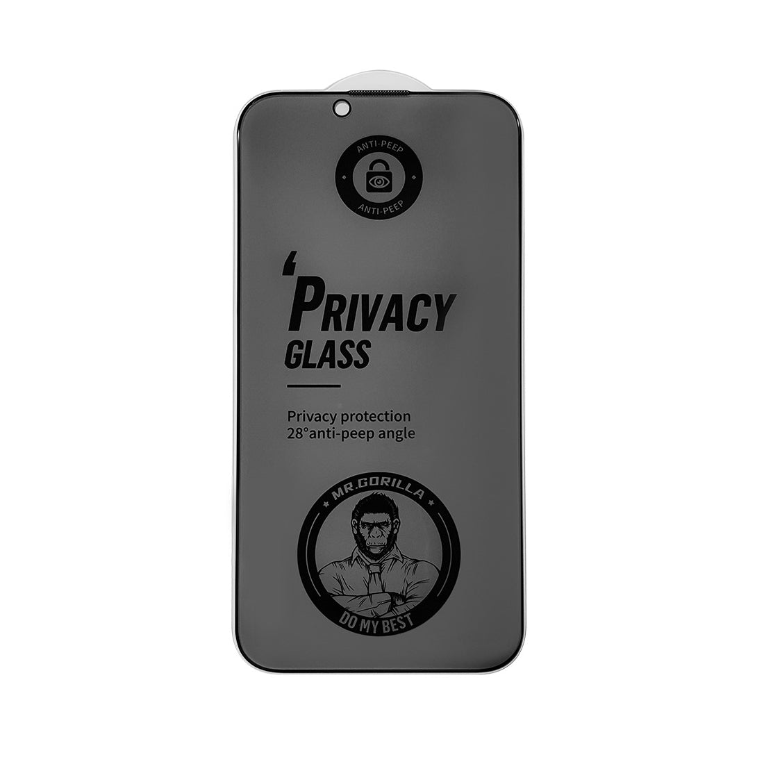 Blueo Cover Full Cover Anti Peep Glass مع Applicator - iPhone15 Pro Max 6.7 - أك سستوار Blueo Cover Full Cover Anti Peep Glass مع Applicator - iPhone15 Pro Max 6.7 - أك سستوار