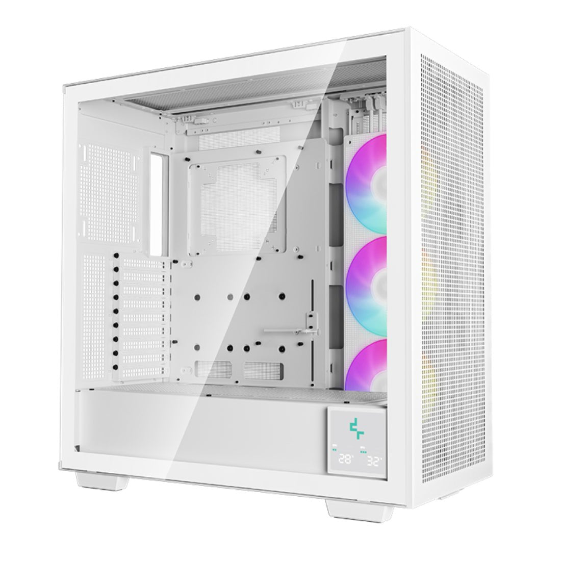 Deepcool Morpheus Tempered Glass E-ATX Full Tower Case - White - صندوق Deepcool Morpheus Tempered Glass E-ATX Full Tower Case - White - صندوق