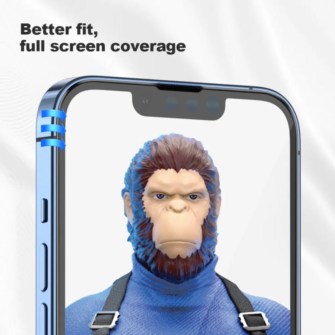 Blueo Corning Gorilla HD Glass Anti-Static with applicator - iPhone14 Pro 6.1 - أكسسوار Blueo Corning Gorilla HD Glass Anti-Static with applicator - iPhone14 Pro 6.1 - أكسسوار