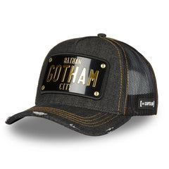 Queue Caps Dc Comics Batman Gotham Cap - Gold - قبعة