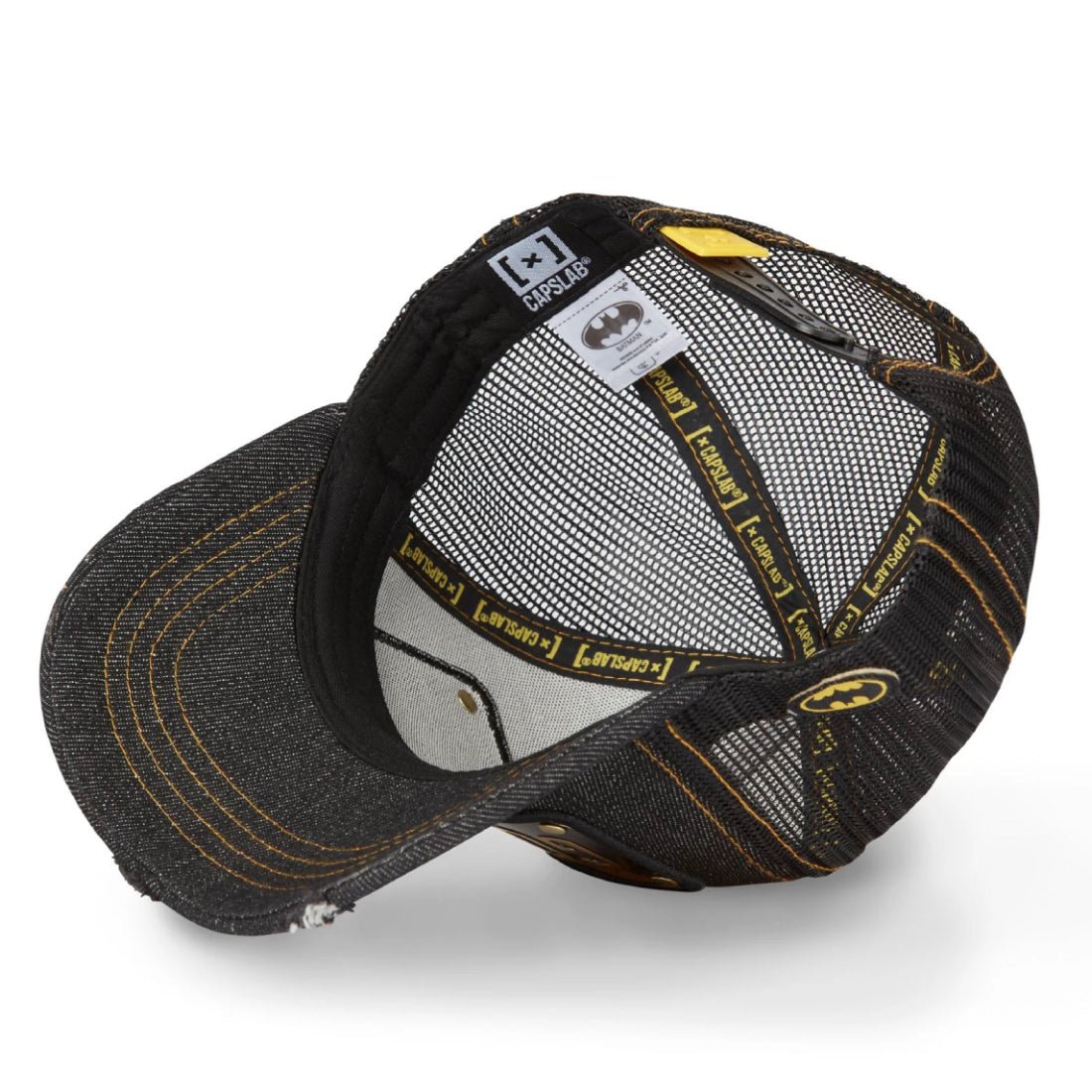 Queue Caps Dc Comics Batman Gotham Cap - Gold - قبعة Queue Caps Dc Comics Batman Gotham Cap - Gold - قبعة