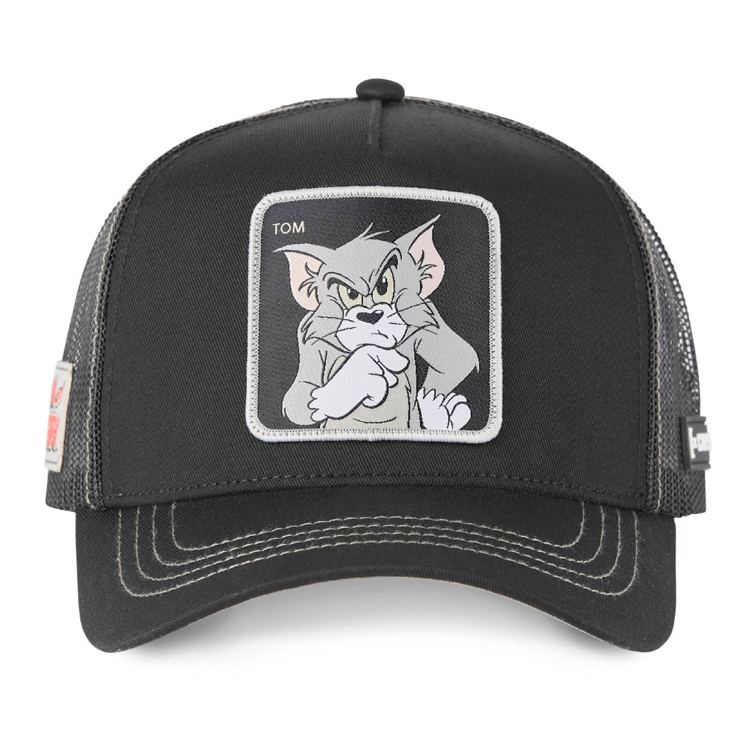 Queue Caps Tom The Cat Cap - Black - قبعة Queue Caps Tom The Cat Cap - Black - قبعة