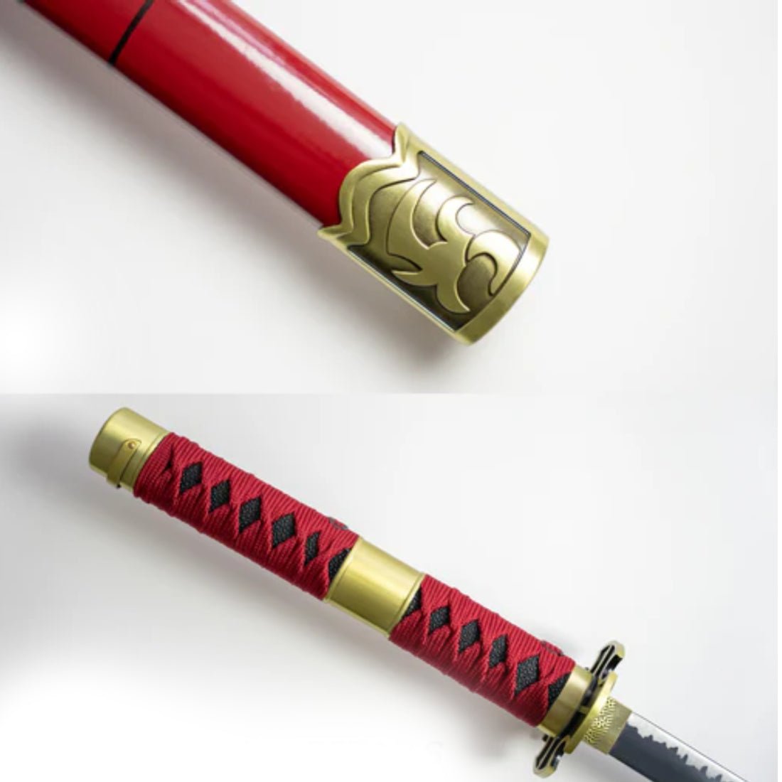 Roronoa Zoro Katana Sword SANDAI KITETSU - Red - اكسسوارات Roronoa Zoro Katana Sword SANDAI KITETSU - Red - اكسسوارات