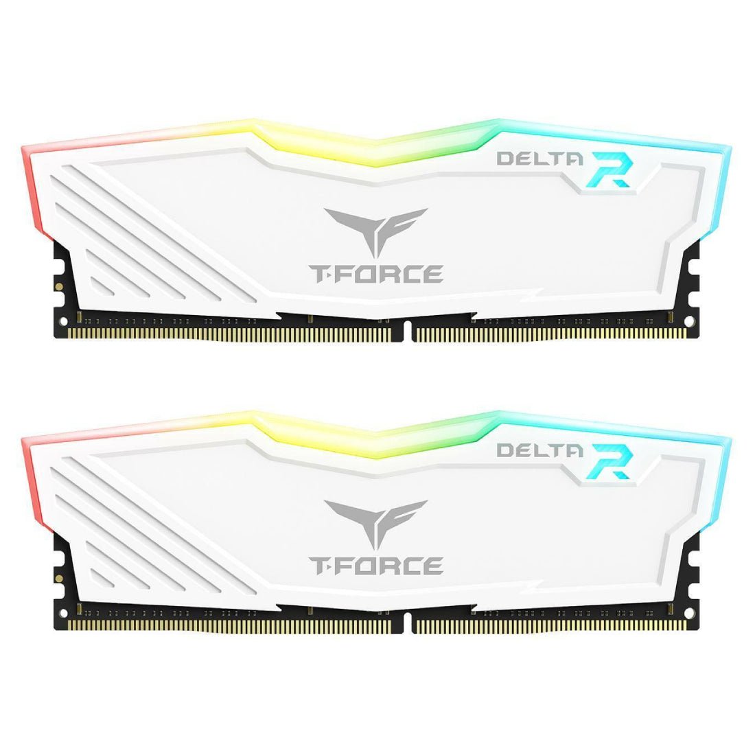 Team Group Delta RGB 16GB (2 x 8GB) 3600MHz - White - الذاكرة العشوائية - Store 974 | ستور ٩٧٤